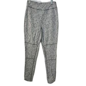 Gymshark Womens‎ Size S Waist 11" High Rise Leggings Heathered Gray Textured